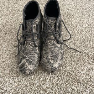 Snake Skin Booties